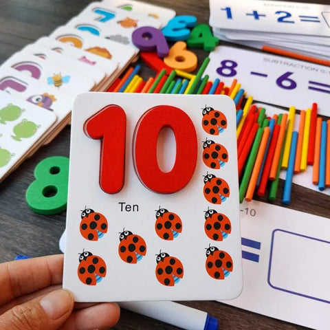 Montessori I love Mathematics Wooden Toy