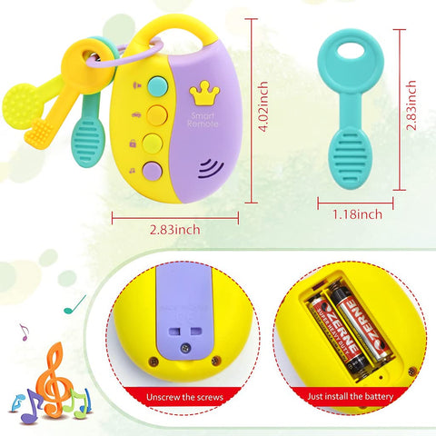 Musical Smart Remote Key Toys for Baby