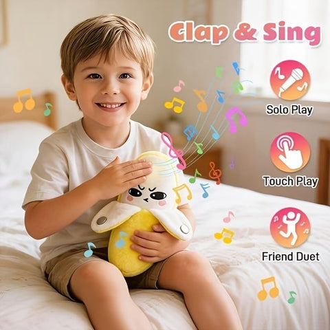 Interactive Singing Banana Plush Toy for Kids – image 5 – KiddieWink