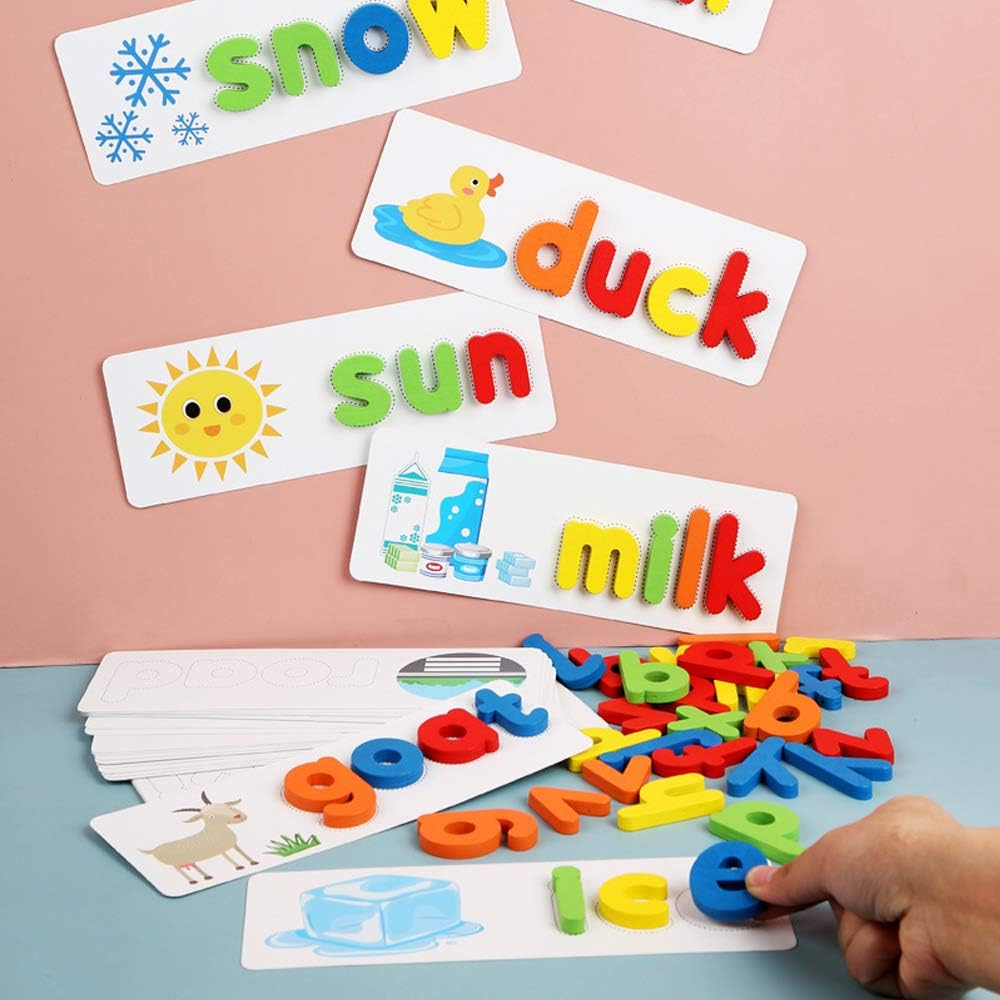Kids Spelling Puzzle Flashcard Learning Game - KiddieWink - Gifts They'll Love