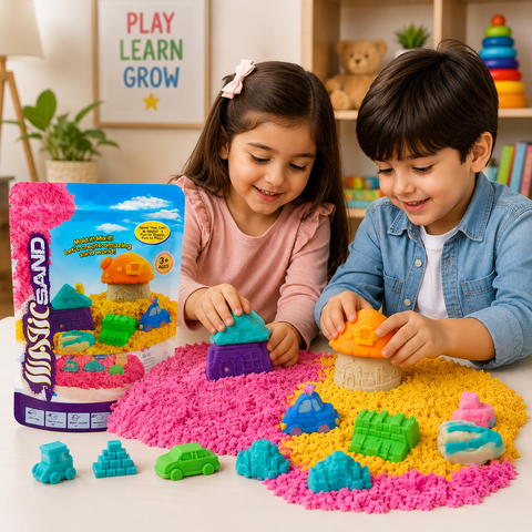 Diy Creative Building Magic Sand Play Set for Kids