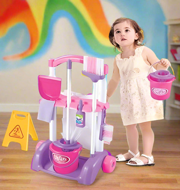 Babyfit Little Helper Pretend Play Housekeeping Cleaning Set Toy for Kids - 10 Pieces