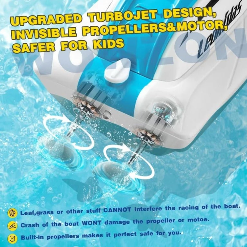 High - Speed RC Boat – 2.4GHz Control - KiddieWink - Gifts They'll Love