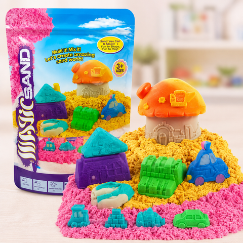 Diy Creative Building Magic Sand Play Set for Kids