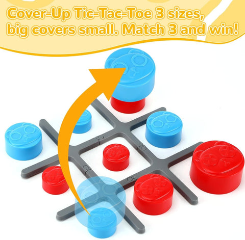 5-in-1 Touch Tic-Tac-Toe Puzzle Game for Kids
