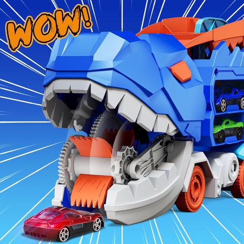 Dinosaur Transport Truck Car Toy For Kids - KiddieWink - Gifts They'll Love