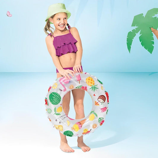 KiddieWink™ Inflatable Fruit Theme Swimming Round Tube (61cm) For Kids - KiddieWink - Gifts They'll Love