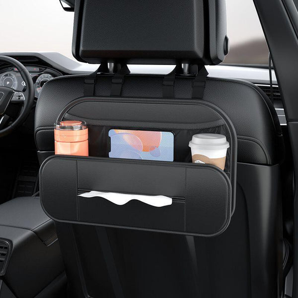 Universal Car Leather Backseat Storage Organizer