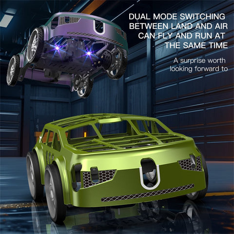 2 IN 1 Multifunctional Flying Drone Car Toy
