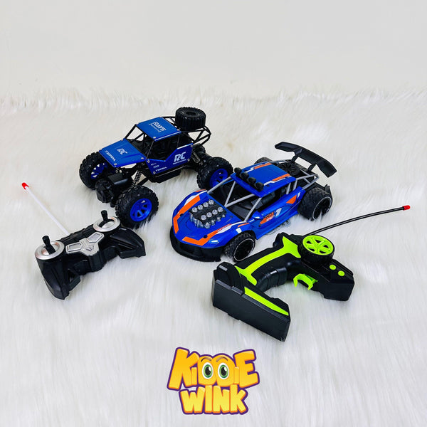 RC Stunt Crawler & RC Spray Stunt Car Pack For Kids