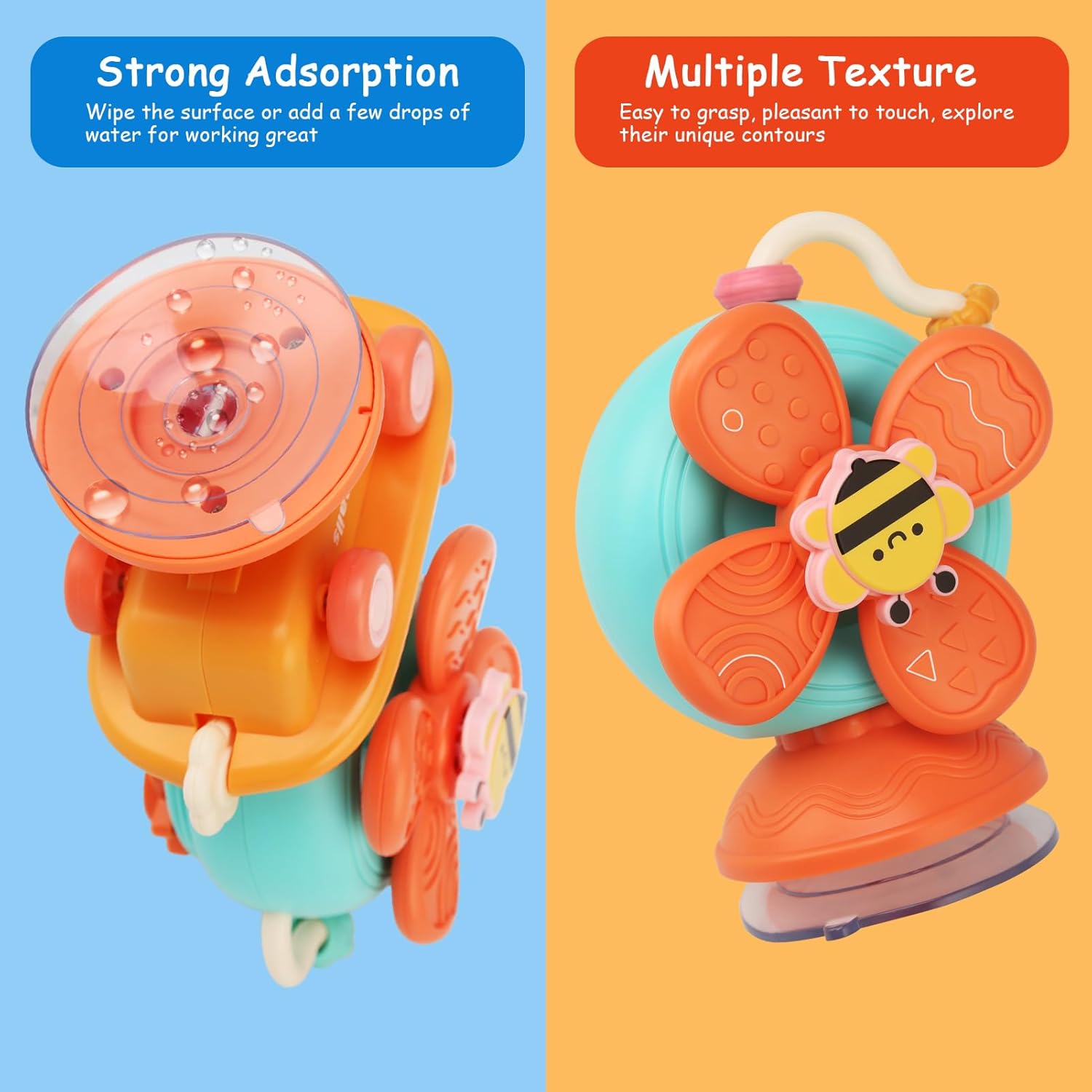 6 IN 1 Windmill Snail Spinner Sensory Toy - KiddieWink - Gifts They'll Love