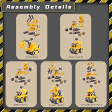 5-in-1 New Transform Vehicles Robot Toy Set
