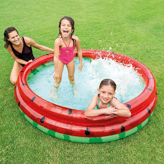 KiddieWink™ Inflatable Watermelon Swimming Pool (1.68cm x 38cm) For Kids - KiddieWink - Gifts They'll Love
