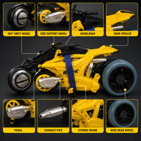 Maisto Cyklone Ripper RC Stunt Motorcycle