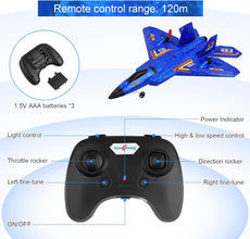 2.4Ghz Smart Gyroscope RC Airplane Raptor