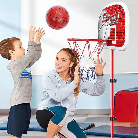 Children's Height Adjustable Basketball Stand Indoor Activity Toy - KiddieWink - Gifts They'll Love
