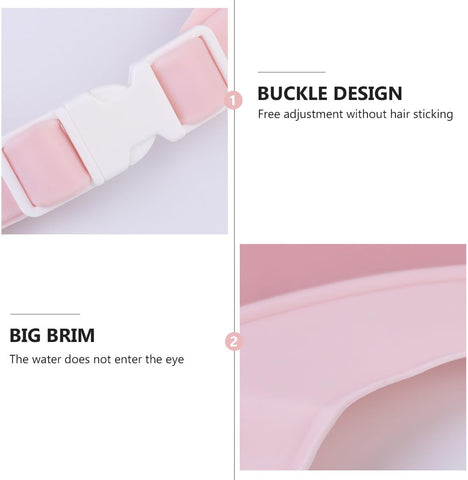 Adjustable Soft Silicone Baby Shampoo Bathing Cap