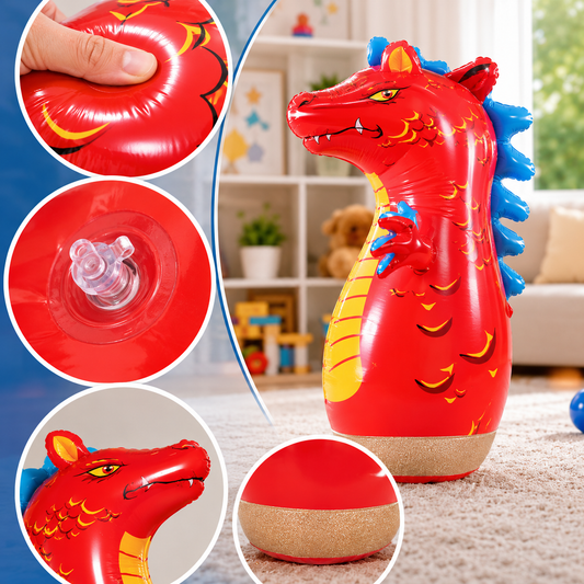 3D Inflatable Punching Bop Bag Boxing Toy