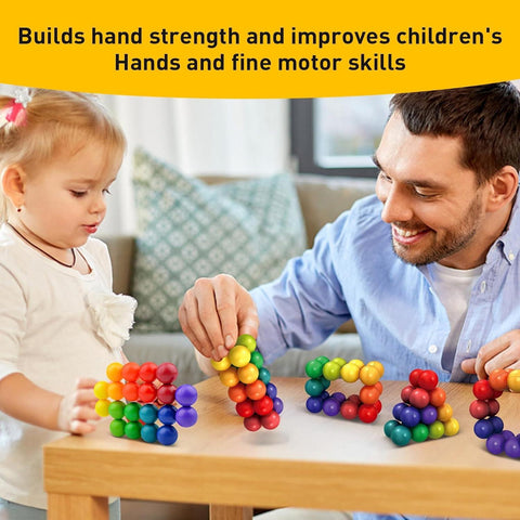 Magnetic Colorful Sensory Ball Toys for Kids