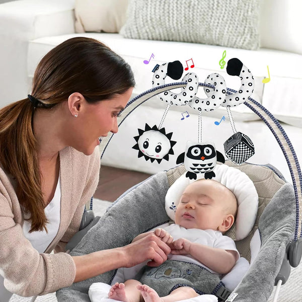 Baby Spiral Hanging Sensory Stroller Toy