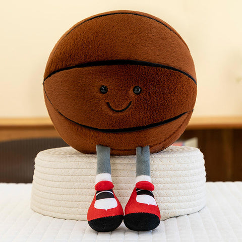 Softly Cozy Soccer & Basketball Plush Toys