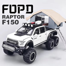 Diecast Model Ford Beast Raptor F150 Camping RV 1/24