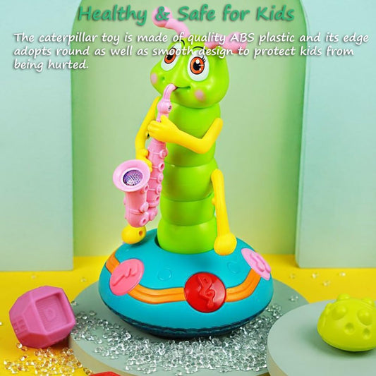 Musical Wiggle Twisty Groove Worm For Kids: