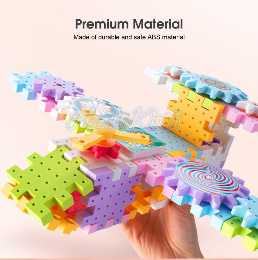 Electric Gear Building Blocks Toy For Kids - KiddieWink - Gifts They'll Love