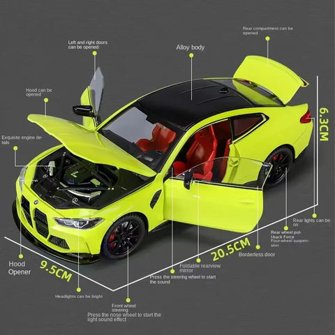 Diecast Model BMW M4 1/24 – image 7 – KiddieWink