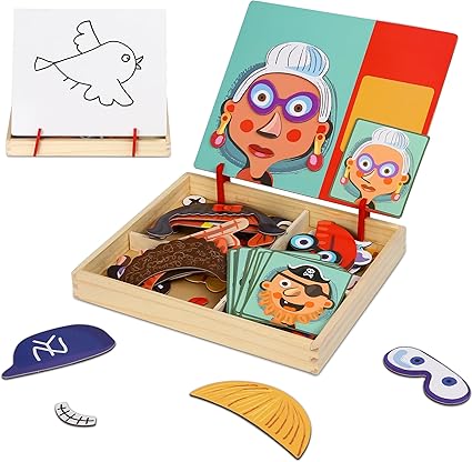 Magnetic Role Transformation Puzzle Book