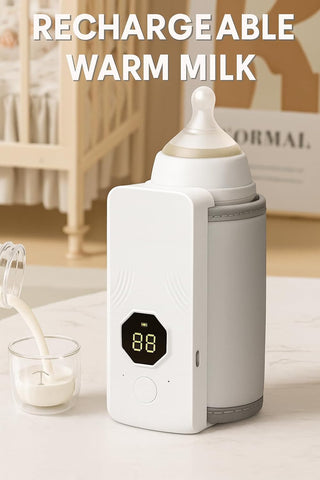 Electric Baby Bottle Warmer – Portable Travel Milk Heater