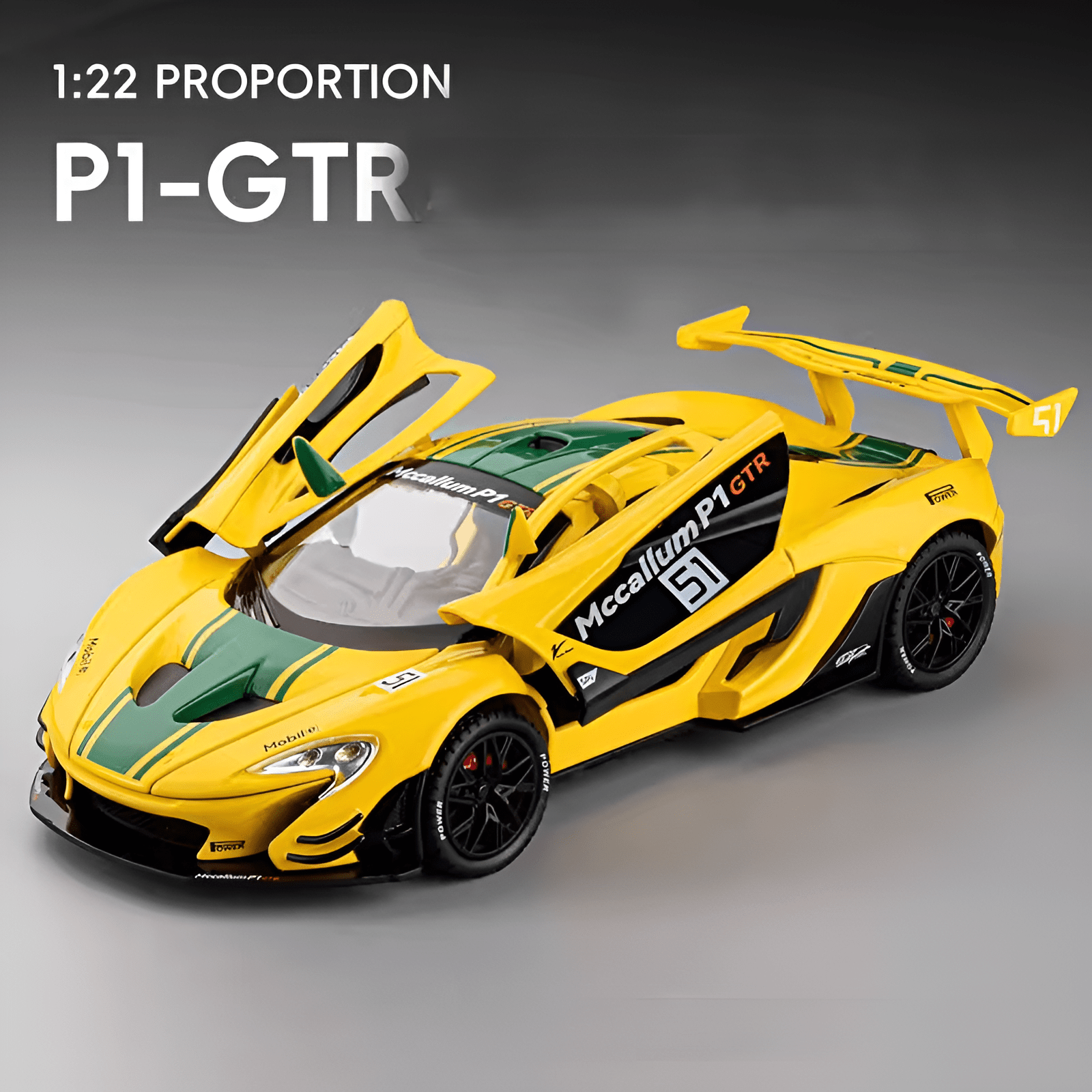 Diecast Model McLaren Mccallum P1 GTR 1/22 - KiddieWink - Gifts They'll Love