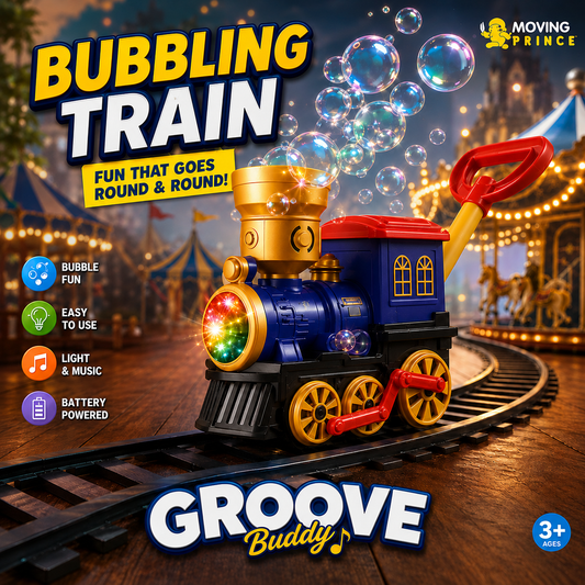 Musical Magic Bubble Adventure Train For Kids