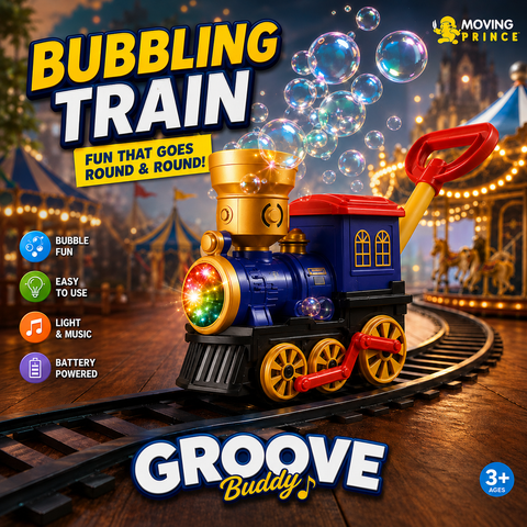 Musical Magic Bubble Adventure Train For Kids