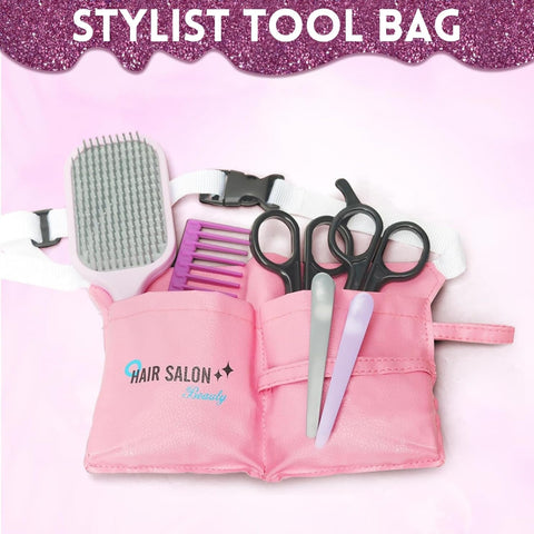 Kids Makeup & Hairdressing Play Set Kit