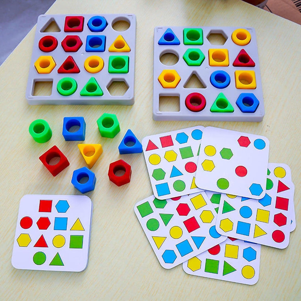 Fun & Educational Shape Pairing Game - KiddieWink - Gifts They'll Love