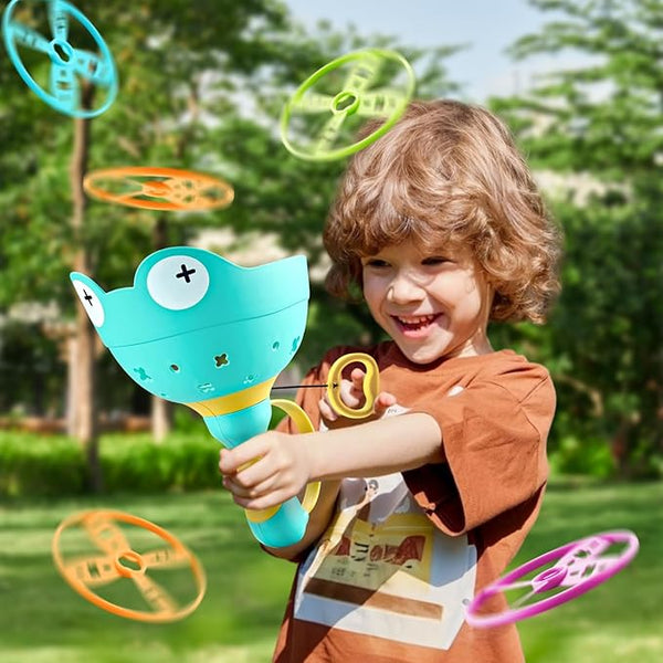 Flying Disc Launcher Toy for Kids