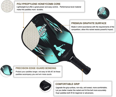 Premium Pickle Paddle Set Kit