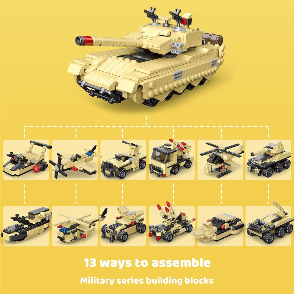 Architect Tanker Building Blocks (724 Pcs) – KiddieWink - Gifts They'll ...