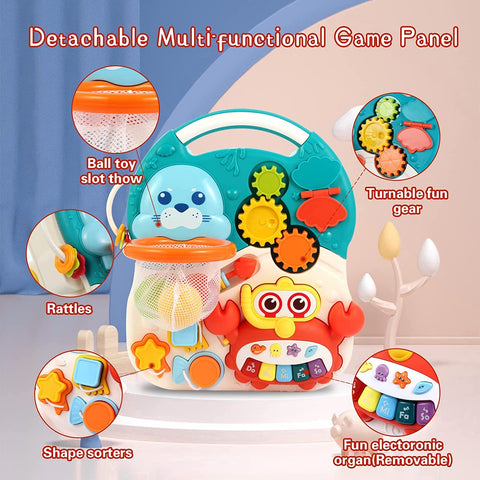2 In 1 Musical Activity Walker + Activity Table - KiddieWink - Gifts They'll Love