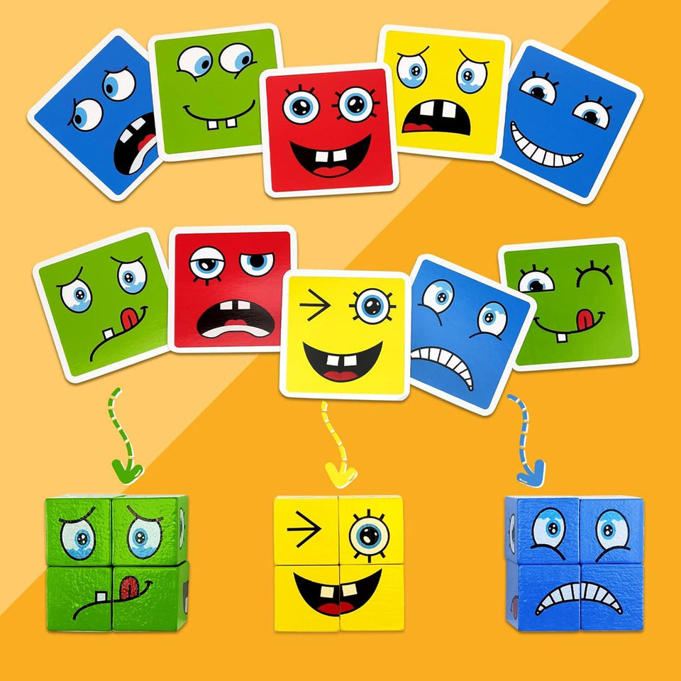 Fun Face Changing Rubik's Cube – image 2 – KiddieWink