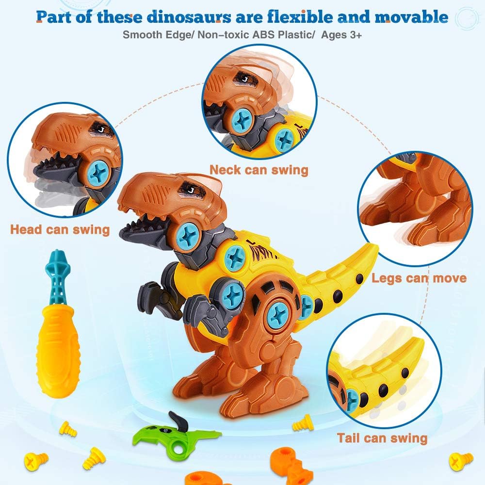 DIY Building Colorfull Dinosaur Toy For Kids - KiddieWink - Gifts They'll Love