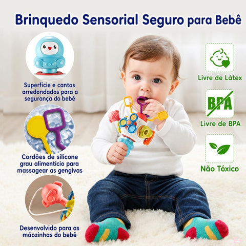 8-in-1 Space Busy Cube Sensory Activity Toy for Kids