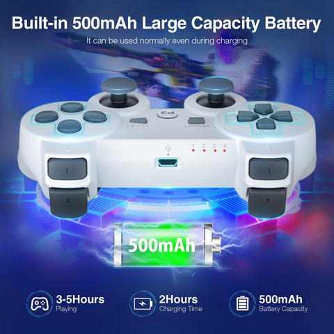 2.4G Dual Wireless Vibration Game Controller For Kids