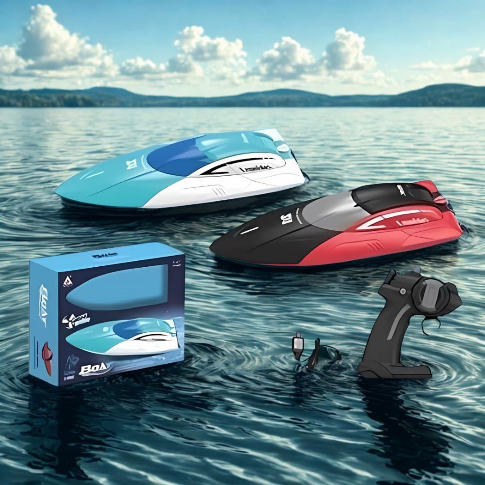 High - Speed RC Boat – 2.4GHz Control - KiddieWink - Gifts They'll Love