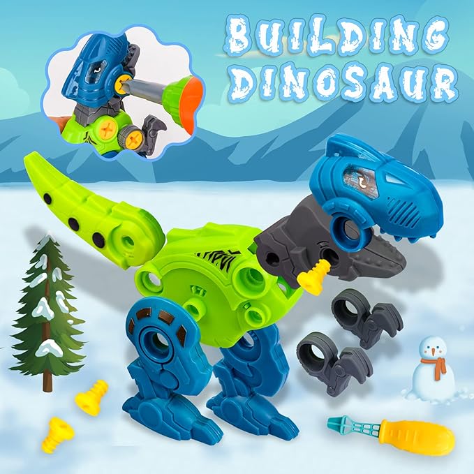 DIY Building Colorfull Dinosaur Toy For Kids - KiddieWink - Gifts They'll Love