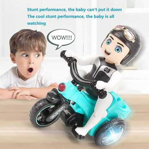 Lightning & Musical Stunt Bike Tricycle Toy - KiddieWink - Gifts They'll Love