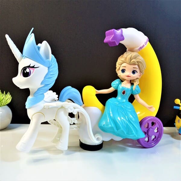 Moon Carriage Princess With Lightning & Music - KiddieWink - Gifts They'll Love