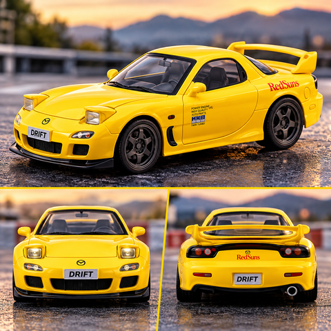 1:43 Mazda RX-7 RC Drift Car