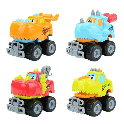 4 Dinasour-Themed Monster Trucks For Kids